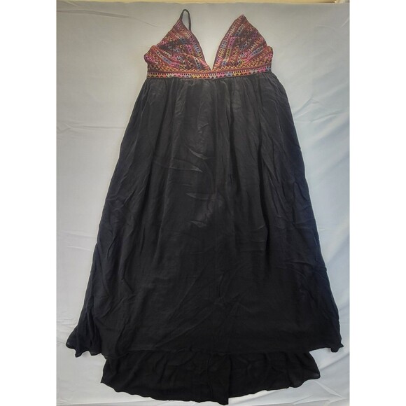 Elegant Black and Pink Women's Dress - Picture 6 of 9